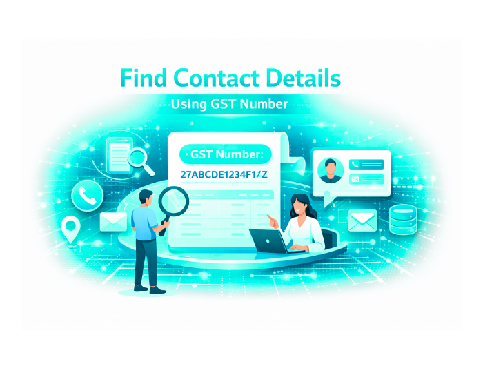 Find Contact Details Using GST Number